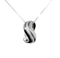 Collana Donna Oro Donna Infinity in Oro bianco Diamante DFPF2195.006